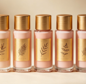 5pcs 20ml luxury body lotion travel set