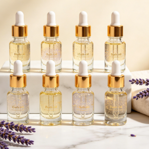 8pcs 15ml luxury bath oil sample collection